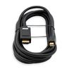 iCAN Mini DisplayPort (M) to HDMI (M) 4K@30Hz UHD Cable, Gold, 10ft