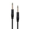 iCAN Audio Guitar Cable, Gold Plated, 10 FT, Black