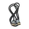 Câble HDMI 2.0 iCAN, 4K à 60 Hz, 18 Gps, super fin, tressé en nylon, M/M, 3 pieds