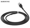 HOCO BX51 Triumph charging data cable for Micro USB, 1M, Black