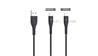 iCAN USB 2.0 A Male C Male Black 4ft 480Mbps 15W