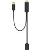 iCAN HDMI to DisplayPort, Male to Female, 4K@60Hz, Adapter