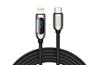 Baseus Display Fast Charging Data Cable Type-C to IP 20W 2m Black(Open Box)