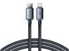 Baseus USB 2.0 C Male Lightning Male Black 4ft 480Mbps 20W