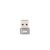 Adaptateur iCAN USB 2.0 A mâle vers type C femelle, gris