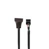 iCAN USB 3.0 Header to USB 2.0 Motherboard Adapter, Black(Open Box)