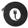 Baseus cafule Cable USB A to Lightning, 2A, 3m, Gray+Black