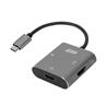 iCAN Type C to Dual HDMI Adapter + PD Charging, Dual 4K@60Hz