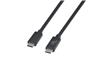 iCAN Premium USB Type C to Type C Cable, Fast Charging, 240W, 480Mbps, 2M, Black(Open Box)