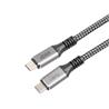 Câble iCAN USB4 Type-C Mâle vers Type-C Mâle, 100W, 4 pieds