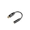 Adaptateur audio iCAN de Type C vers 3,5 mm, noir(Open Box)