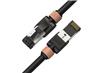 Câble Ethernet iCAN Cat7 26AWG - 2 pi, noir