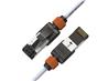 Câble Ethernet iCAN Cat7 30AWG - 3 pi, blanc