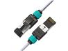 Câble Ethernet iCAN Cat7 30AWG - 15 pi, blanc