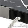 iCAN PCIE 5.0 12VHPWR 16Pin (12+4) to 3 x 8Pin - 30cm, White