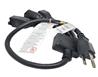 Micro connecteurs 36 pouces 1 à 3 répartiteur de cordon d'alimentation robuste 14 AWG (NEMA 5-15P à NEMA 5-15R x 3)