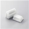 iCAN 100pcs Self Adhesive Cable Clips 13*16mm, White