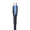 Baseus Glimmer Series Fast Charging Data Cable USB-A to Type-C 100W, 1m (3.3ft),  Blue(Open Box)