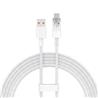 Baseus Explorer Series Fast Charging Cable with Smart Temperature Control USB-A to Type-C 100W, 2m (6.6ft), White