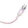 Baseus Explorer Series Fast Charging Cable with Smart Temperature Control USB to Type-C 100W, 1m (3.3ft), Pink