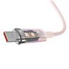 Baseus Explorer Series Fast Charging Cable with Smart Temperature Control USB to Type-C 100W, 1m (3.3ft), Pink
