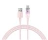 Baseus Explorer Series Fast Charging Cable with Smart Temperature Control USB to Type-C 100W, 1m (3.3ft), Pink