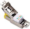 iCAN Premium CAT8 Ethernet Patch Cable with Field-mountable 2xRJ45 Connectors, High Speed 40Gbps 2000MHz, Double Shielded S/...