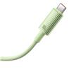 Câble de charge rapide Baseus Habitat Series USB Type-C vers Type-C 100W, 2 m (6,6 pi), Vert Naturel
