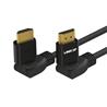 iCAN (HH-28SW-GV20-25) - Câble HDMI 28 AWG Version 2.0 à rotation 360 degrés avec Ethernet -- 3D - Couleurs 4K jusqu'à 60 ip...