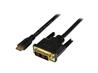 Câble Mini HDMI vers DVI-D STARTECH - M/M - 3m (HDCDVIMM3M)