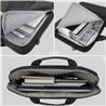 KINGSLONG Étui pour ordinateur portable de 15,6 po en polyester, noir