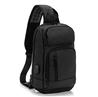 KINGSLONG 11" Waterproof Shoulder Backpack, USB Charging Port, Black