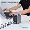 Choetech 15-in-1 USB-C 100W Quadruple Display Docking Station