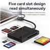Blueendless BS-C5U3 SD+TF+CF+XD+MS Memory Cards Reader