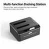 iCAN RSH-DS01 Station d'accueil pour disque dur SATA double baie USB 3.0(Open Box)