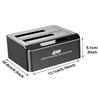 iCAN RSH-DS01 Station d'accueil pour disque dur SATA double baie USB 3.0(Open Box)