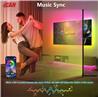 iCAN Smart Corner Floor Lamp, Music Sync, Remote Control.