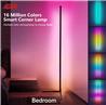 iCAN Smart Corner Floor Lamp, Music Sync, Remote Control.