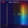 iCAN Smart Corner Floor Lamp, Music Sync, Remote Control.