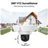AOSU Floodlight Camera Wired, 3K UHD Security Camera Outdoor(Open Box)