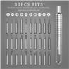 King'sdun KS-840031 31-in-1 Precision Screwdriver Set with 30 Bits and