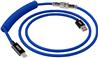 Câble clavier iCAN Type-A Mâle vers Type-C Mâle, Bleu, 5 pieds