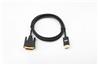 iCAN DisplayPort to DVI (DVI-D) Cable, 10FT, Black