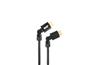 Câble HDMI iCAN 30AWG, connecteurs pivotants à 360°, 4K à 60 Hz, plaqué or M/M - 6 pieds