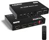 iCAN HDMI Matrix 4X2 4K@60Hz with Audio 3.5mm Stereo Toslink Output