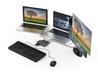 iCAN HDMI USB KVM Switch 2x1 with Switch Extension, 4K@60Hz