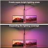 iCAN LED Clamp Desk Lamp with RGB Color Changing, Music Sync.(Open Box)