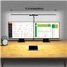 iCAN LED Clamp Desk Lamp for Home and Office, Dimmable.