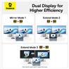 Baseus BS-OH083B 10-in-1 USB-C Dual Display MST Docking Station