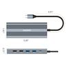 Maiwo 12-in-1 USB-C 100W Docking Station for 4K Dual Monitors